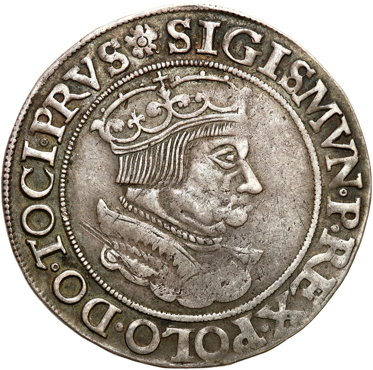 Zygmunt I Stary. Szóstak (6 groszy) 1535, Gdańsk, ŁADNY RZADKOŚĆ R5